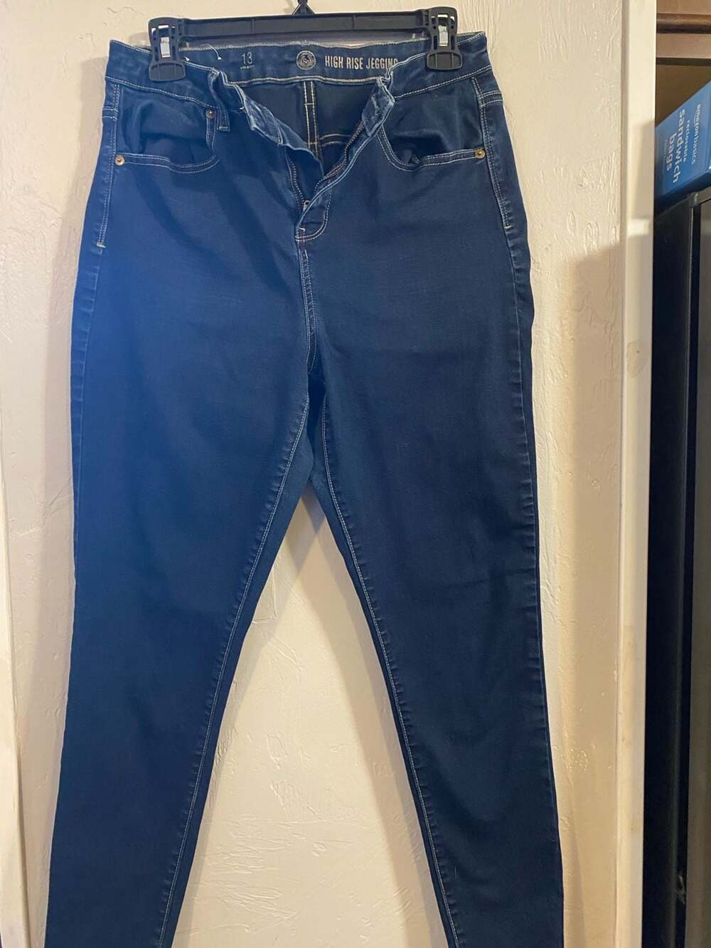 SO High Rise Jegging Dark Wash Size 13